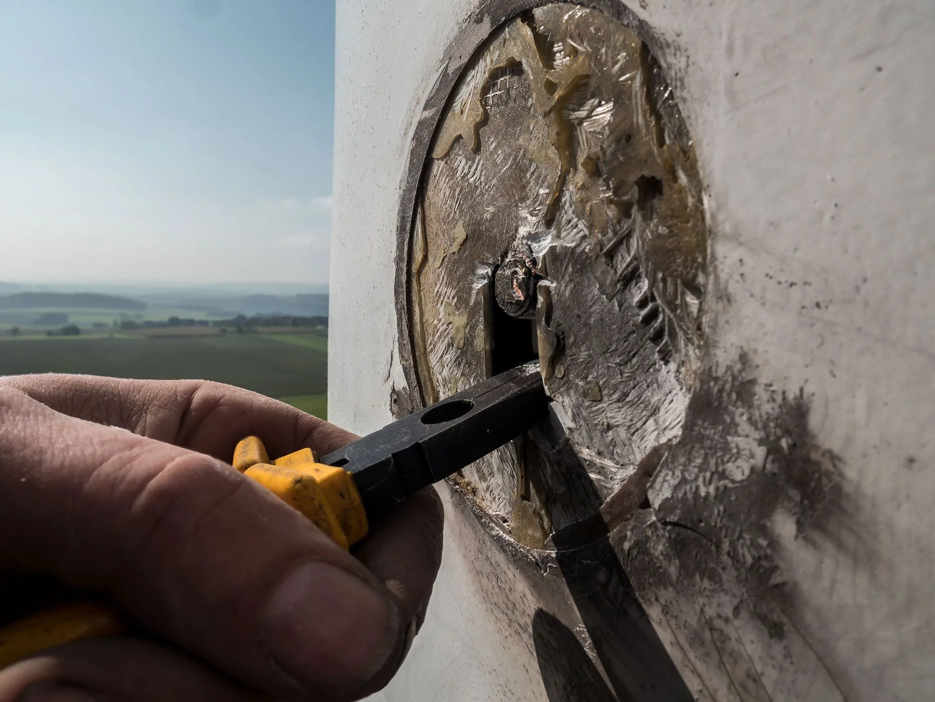 Prüfung einer Windkraftanlage